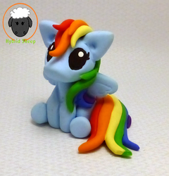 Size: 475x495 | Tagged: safe, artist:hybrid-sheep, rainbow dash, g4, irl, photo, sculpture, solo