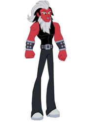 Size: 1024x1365 | Tagged: safe, artist:ferrokiva, lord tirek, equestria girls, g4, equestria girls-ified, male, simple background, solo, transparent background, vector
