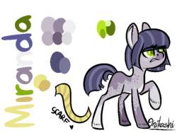 Size: 640x480 | Tagged: safe, artist:onikashi, oc, oc only, earth pony, pony, female, mare, reference sheet, solo