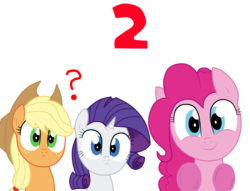 Size: 2005x1528 | Tagged: safe, artist:entou, applejack, pinkie pie, rarity, g4, countdown