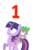 Size: 1542x2164 | Tagged: safe, artist:entou, spike, twilight sparkle, g4, countdown