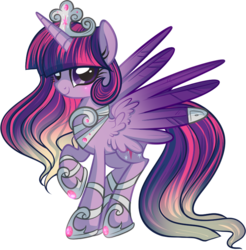 Size: 798x812 | Tagged: dead source, safe, artist:suzuii, twilight sparkle, alicorn, pony, g4, female, mare, older, solo, twilight sparkle (alicorn)