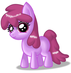 Size: 2000x2056 | Tagged: safe, artist:goldenmercurydragon, berry punch, berryshine, earth pony, pony, g4, female, filly, high res, solo, younger