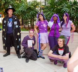 Size: 1600x1485 | Tagged: safe, spike, twilight sparkle, human, g4, cosplay, irl, irl human, photo