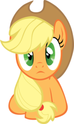 Size: 4000x6697 | Tagged: safe, artist:blindcavesalamander, applejack, g4, absurd resolution, female, looking at you, simple background, solo, transparent background, vector