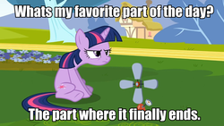 Size: 960x540 | Tagged: safe, edit, edited screencap, screencap, twilight sparkle, g4, female, grumpy twilight, image macro, meme, solo