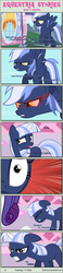 Size: 1004x4337 | Tagged: safe, artist:estories, rainbow dash, rarity, oc, oc:silverlay, original species, umbra pony, comic:seeds of darkness, g4, comic, possessed