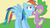 Size: 1920x1080 | Tagged: safe, rainbow dash, spike, dragon, pegasus, pony, g4, frown, open mouth, spread wings, wide eyes