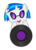 Size: 389x546 | Tagged: safe, artist:doctorxfizzle, dj pon-3, vinyl scratch, pony, g4, baby, baby pony, cute, female, peekaboo pony pals, record, solo, vinylbetes, weapons-grade cute