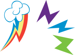 Size: 3000x2232 | Tagged: safe, artist:serenawyr, rainbow dash, g4, twilight's kingdom, cutie mark, high res, rainbow power, simple background, transparent background, vector