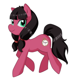 Size: 2010x2075 | Tagged: safe, artist:airin_reika, oc, oc only, oc:macdolia, earth pony, pony, digital art, high res, pigtails, solo