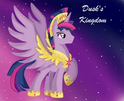 Size: 1925x1574 | Tagged: safe, artist:1231redflame, twilight sparkle, alicorn, pony, g4, crown, dusk shine, prince dusk, regalia, rule 63, solo, twilight sparkle (alicorn)