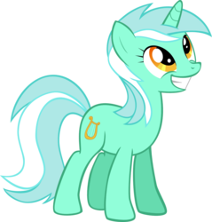 Size: 1265x1323 | Tagged: safe, artist:choedan-kal, lyra heartstrings, pony, unicorn, g4, cute, female, irrational exuberance, lyrabetes, mare, simple background, solo, transparent background, vector