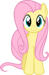 Size: 919x1394 | Tagged: safe, artist:zacatron94, fluttershy, g4, female, looking at you, simple background, solo, transparent background, vector