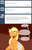 Size: 568x880 | Tagged: safe, artist:the-chibster, applejack, g4, alternate universe, ask, ask-hunterjack, female, hunterjack, solo, speech bubble, tumblr