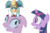 Size: 1096x720 | Tagged: safe, pinkie pie, twilight sparkle, g4, capcom, crossover, dr. wily, mega man (series), pinkamena diane pie