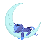Size: 173x163 | Tagged: safe, artist:ravingspectrum, princess luna, g4, animated, crescent moon, female, filly, floating, moon, pixel art, s1 luna, simple background, sleeping, solo, tangible heavenly object, woona