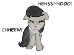 Size: 2048x1536 | Tagged: safe, artist:proponypal, octavia melody, g4, female, fetish, in face, mucus, sneezing, sneezing fetish, snot, solo, spray