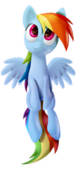 Size: 900x2000 | Tagged: safe, artist:zoiby, rainbow dash, g4, cute, dashabetes, female, solo