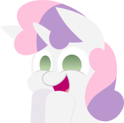 Size: 976x971 | Tagged: safe, artist:zacatron94, sweetie belle, g4, excited, female, looking at you, simple background, solo, squee, squeetie belle, transparent background