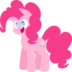 Size: 2671x2666 | Tagged: safe, artist:zacatron94, pinkie pie, g4, female, happy, high res, simple background, solo, transparent background