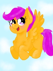 Size: 768x1024 | Tagged: safe, artist:calicojacq, scootaloo, g4, female, solo