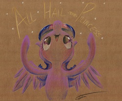 Size: 1280x1067 | Tagged: safe, artist:getchanoodlewet, twilight sparkle, alicorn, pony, g4, female, mare, solo, traditional art, twilight sparkle (alicorn)