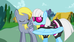 Size: 500x281 | Tagged: safe, screencap, derpy hooves, photo finish, pegasus, pony, picture perfect pony, g4, female, great moments in animation, mare, smear frame