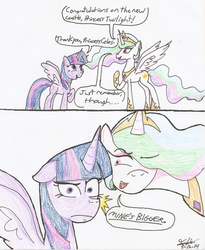 Size: 1024x1247 | Tagged: safe, artist:erynerikard, princess celestia, twilight sparkle, alicorn, pony, g4, my little pony: friendship is magic, season 4, castle envy, comic, female, mare, twilight sparkle (alicorn)