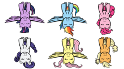 Size: 900x500 | Tagged: safe, artist:karmadash, applejack, fluttershy, pinkie pie, rainbow dash, rarity, twilight sparkle, alicorn, pony, g4, female, mane six, mare, twilight sparkle (alicorn)