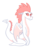 Size: 600x827 | Tagged: safe, artist:queencold, fizzle, dragon, g4, dragoness, fizzelle, frown, kneeling, looking away, nose wrinkle, rule 63, simple background, solo, teenaged dragon, transparent background