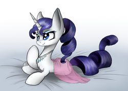 Size: 3227x2294 | Tagged: safe, artist:irigulus, rarity, g4, female, high res, necklace, solo