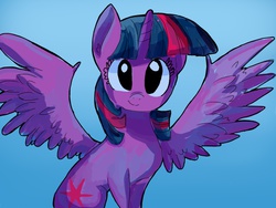 Size: 1024x768 | Tagged: safe, artist:berryden, twilight sparkle, alicorn, pony, g4, female, mare, solo, twilight sparkle (alicorn)