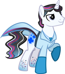Size: 598x680 | Tagged: safe, artist:crystalchan2d, artist:knightmysteriolibray, pony, blu, medic, medic (tf2), ponified, rainbow power, rainbow power-ified, simple background, solo, team fortress 2, transparent background, waking nightmares