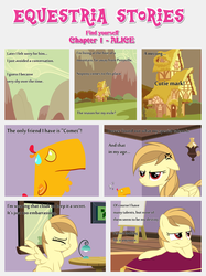 Size: 1800x2409 | Tagged: safe, artist:estories, oc, oc only, oc:alice goldenfeather, oc:comet, pegasus, phoenix, pony, comic:find yourself, g4, comic, creeper, minecraft