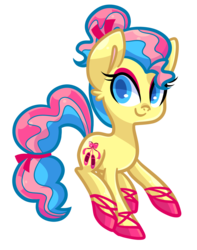 Size: 1576x2000 | Tagged: safe, artist:looji, oc, oc only, oc:twinkle toes, earth pony, ballerina, ballet slippers, solo