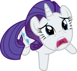 Size: 3248x3000 | Tagged: safe, artist:ruinedomega, rarity, pony, castle mane-ia, g4, female, high res, ponyscape, simple background, solo, transparent background, vector