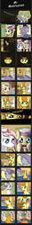 Size: 900x6300 | Tagged: safe, artist:bugplayer, carrot top, derpy hooves, fluttershy, golden harvest, nurse redheart, pegasus, pony, g4, comic, female, mare, muffin