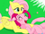 Size: 871x663 | Tagged: safe, artist:fallenangel5414, fluttershy, pinkie pie, g4, blushing, bubble berry, female, half r63 shipping, male, rule 63, ship:bubbleshy, ship:flutterpie, shipping, straight