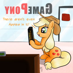 Size: 750x750 | Tagged: safe, artist:ratofdrawn, applejack, g4, female, solo, star wars: the old republic, video game