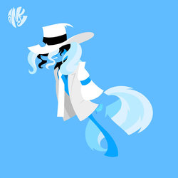 Size: 894x894 | Tagged: safe, artist:inkypsycho, trixie, pony, unicorn, g4, crossover, female, hilarious in hindsight, mare, michael jackson, ponified, smooth criminal, solo