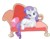 Size: 1218x954 | Tagged: safe, artist:apricolor, rarity, pony, unicorn, g4, blushing, couch, fainting couch, female, looking at you, mare, pillow, simple background, solo, transparent background