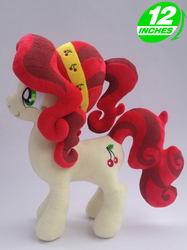 Size: 416x555 | Tagged: safe, artist:onlyfactory, cherry jubilee, g4, bootleg, irl, photo, plushie, solo