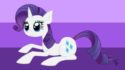 Size: 1024x576 | Tagged: safe, artist:theskiesfalling, rarity, g4, female, solo, wallpaper