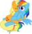 Size: 864x925 | Tagged: safe, artist:jessicacasciotta88, applejack, rainbow dash, g4, female, hug, lesbian, ship:appledash, shipping, sleeping, snuggling