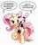 Size: 830x962 | Tagged: dead source, safe, artist:gatodelfuturo, fluttershy, oc, pegasus, pony, rabbit, g4, butt, duo, female, mare, non-mlp oc, plot