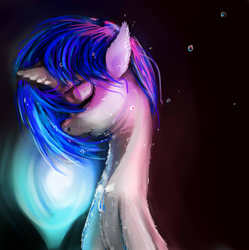 Size: 2775x2786 | Tagged: safe, artist:sharpieboss, dj pon-3, vinyl scratch, g4, female, high res, solo