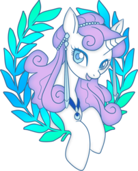 Size: 599x742 | Tagged: safe, artist:moondropstar, oc, oc only, oc:moondrop star, pony, unicorn, crystallized, solo