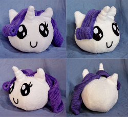 Size: 689x630 | Tagged: safe, artist:shipszer, rarity, g4, cute, irl, photo, plushie, smiling, solo