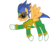 Size: 2207x1900 | Tagged: safe, artist:crisostomo-ibarra, flash sentry, pegasus, pony, g4, captain coltimate, green ranger, kyouryuu sentai zyuranger, male, mighty morphin power rangers, power rangers, simple background, solo, super sentai, transparent background